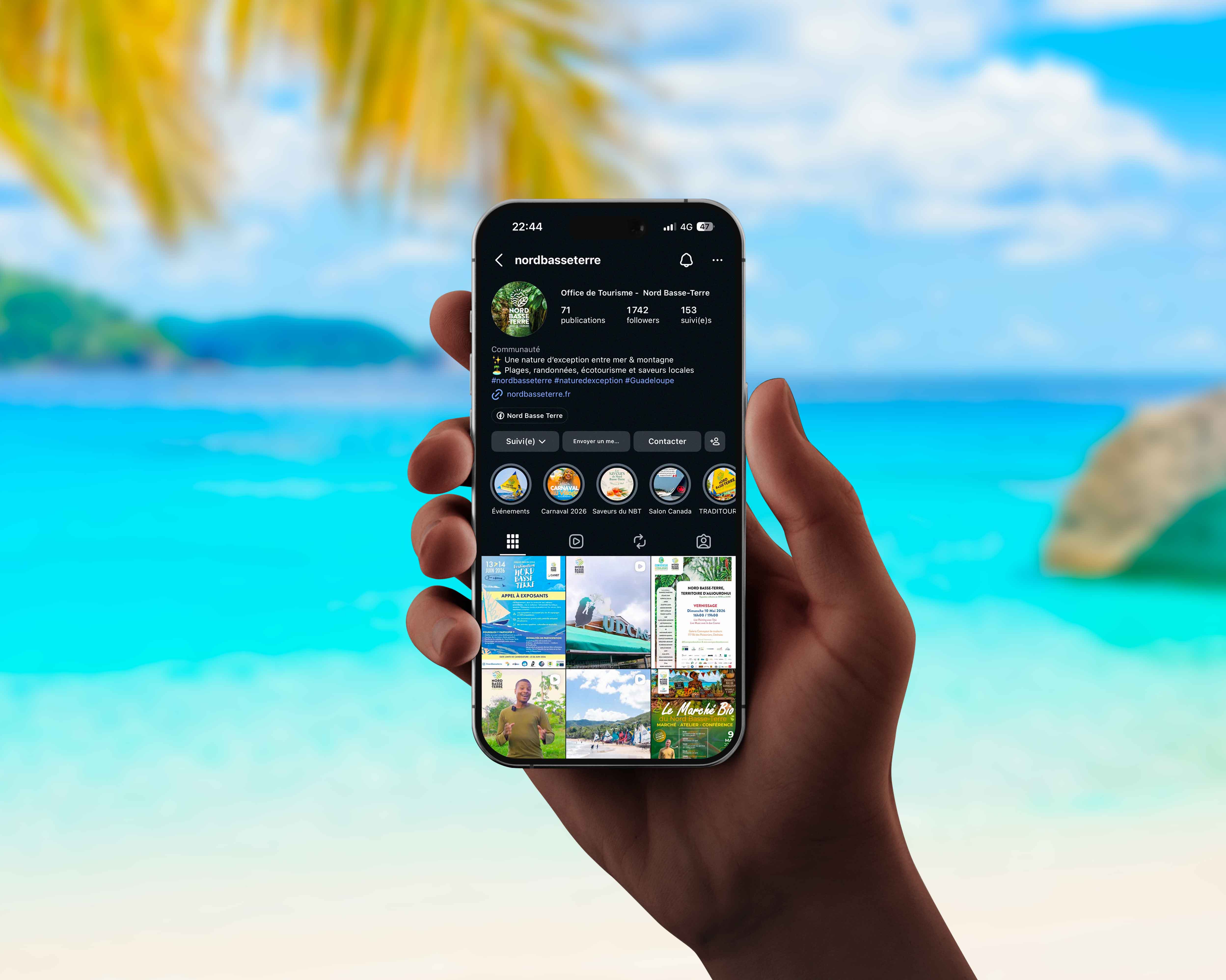 Réels Instagram pour NBT